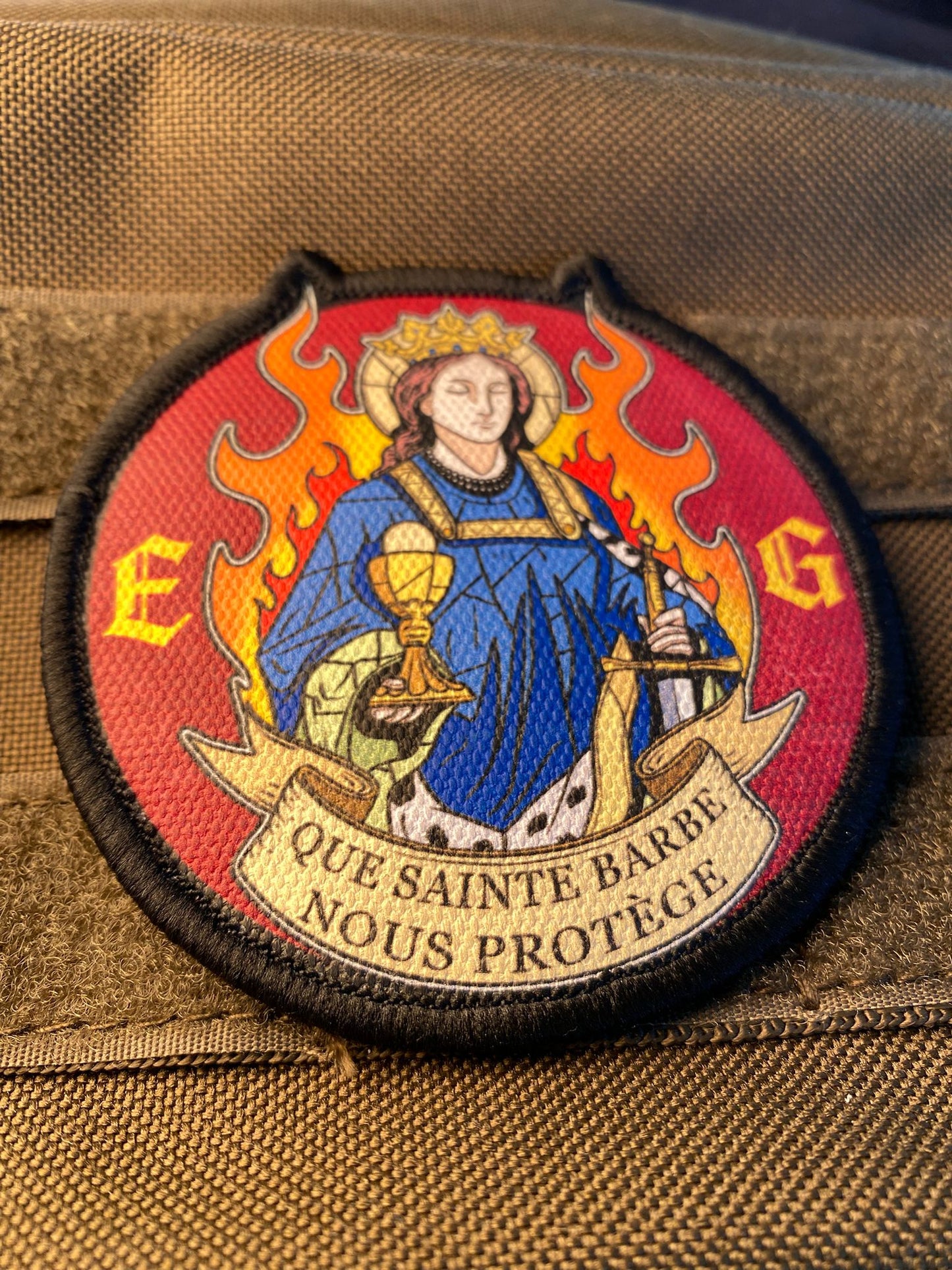EMBRASEMENT GÉNÉRALISÉ - PATCH SAINTE BARBE