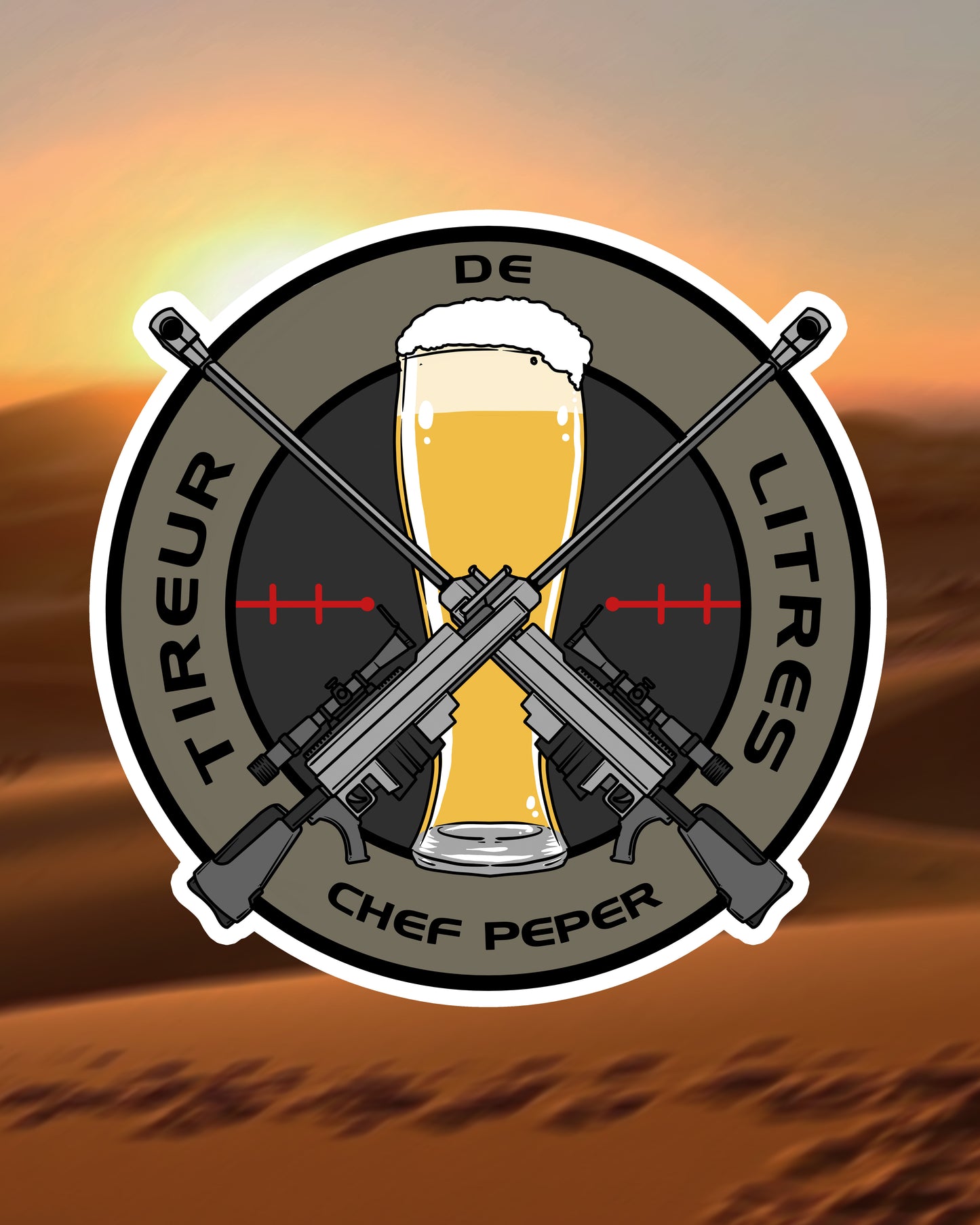 CHEF PEPER / PATCH Tireur de litres