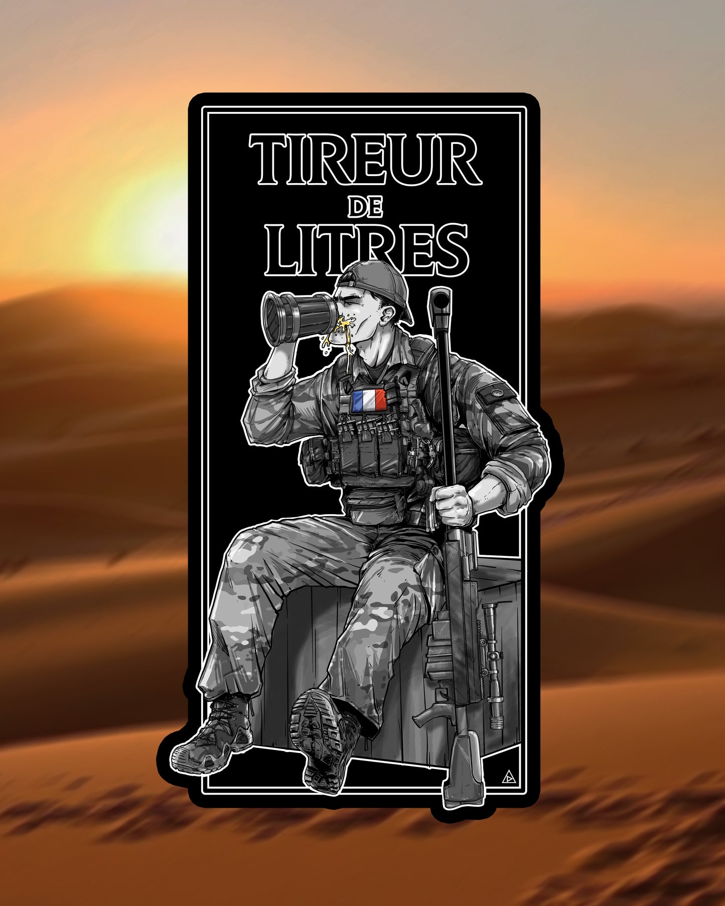 CHEF PEPER / STICKER Tireur de litres