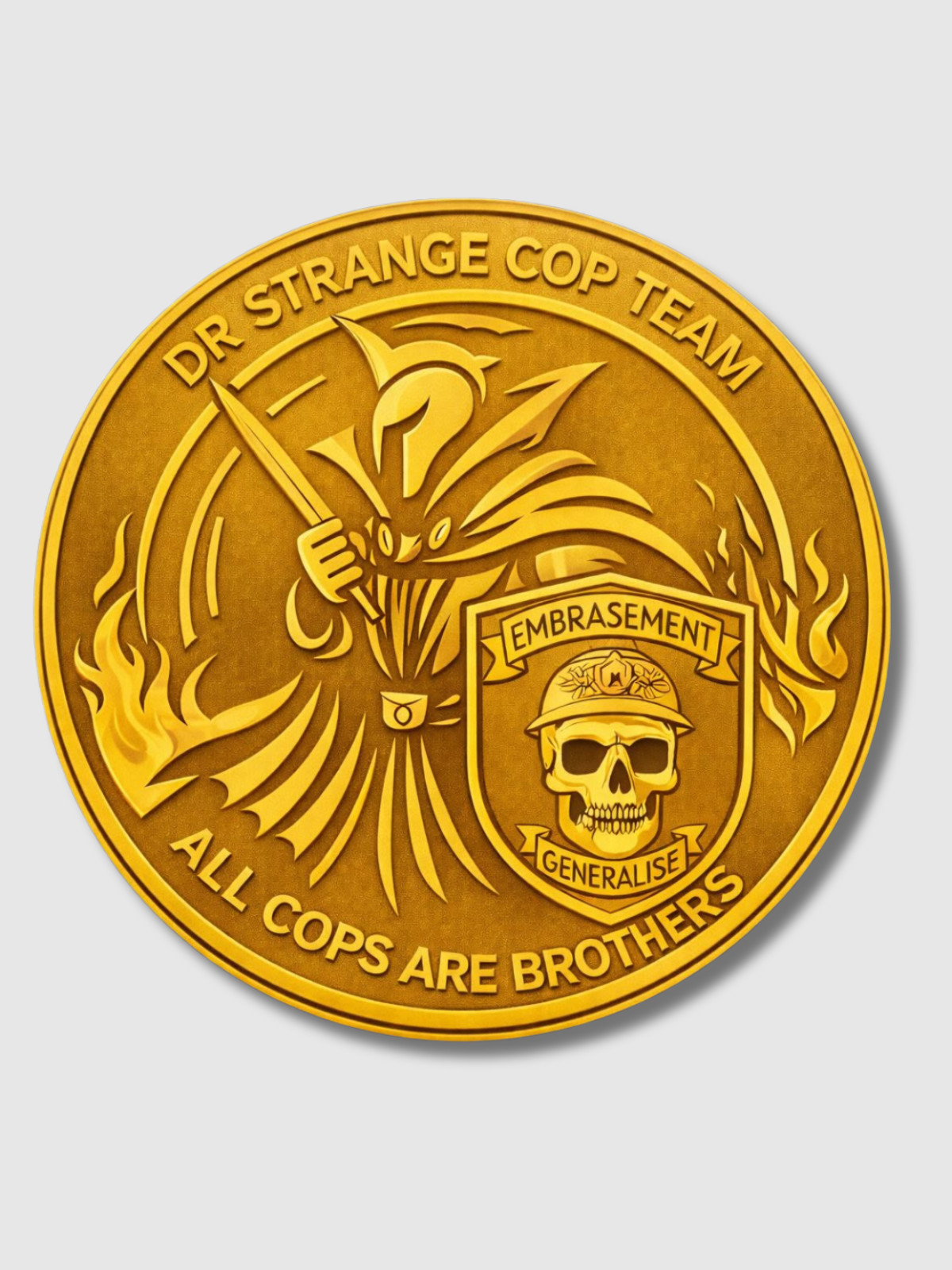 PATCH DR. STRANGE COP TEAM