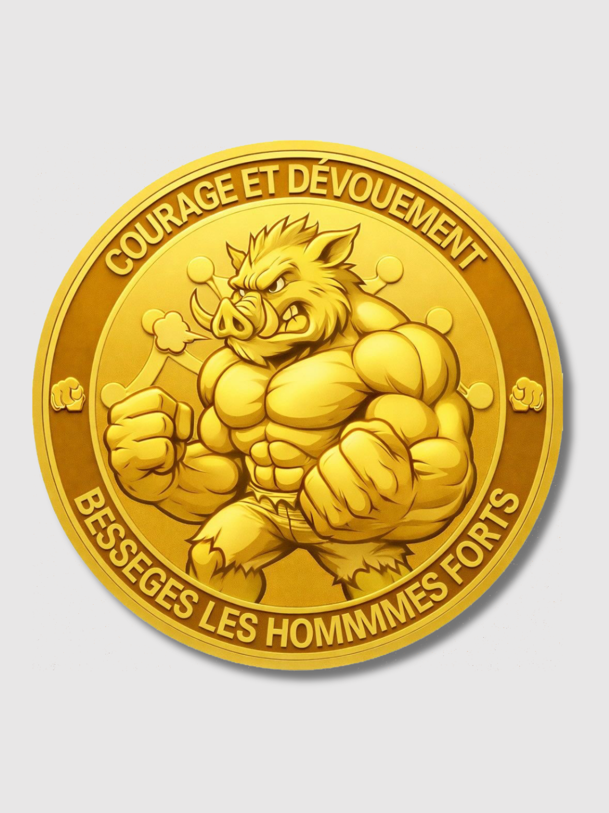PATCH BESSEGES LES HOMMES FORTS
