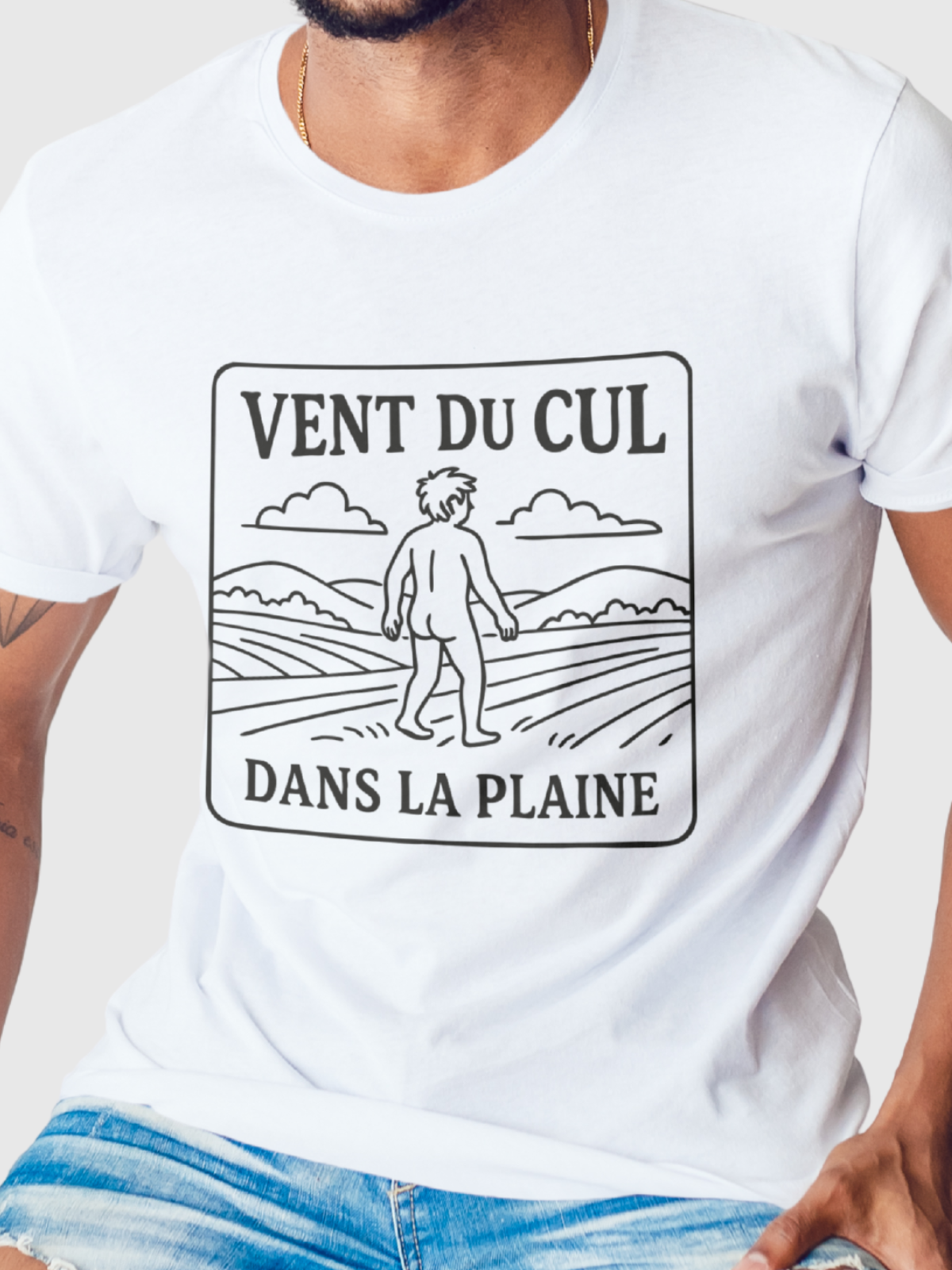 TSHIRT VENT DU C*L - JUSTEVANE