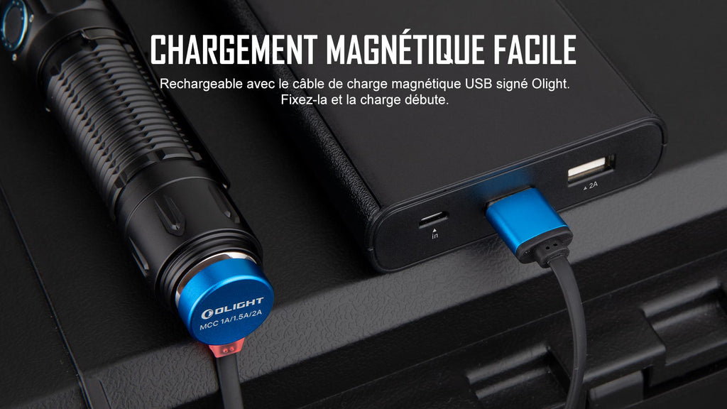 Olight Warrior 3S | Lampe Tactique Stroboscopique Puissante