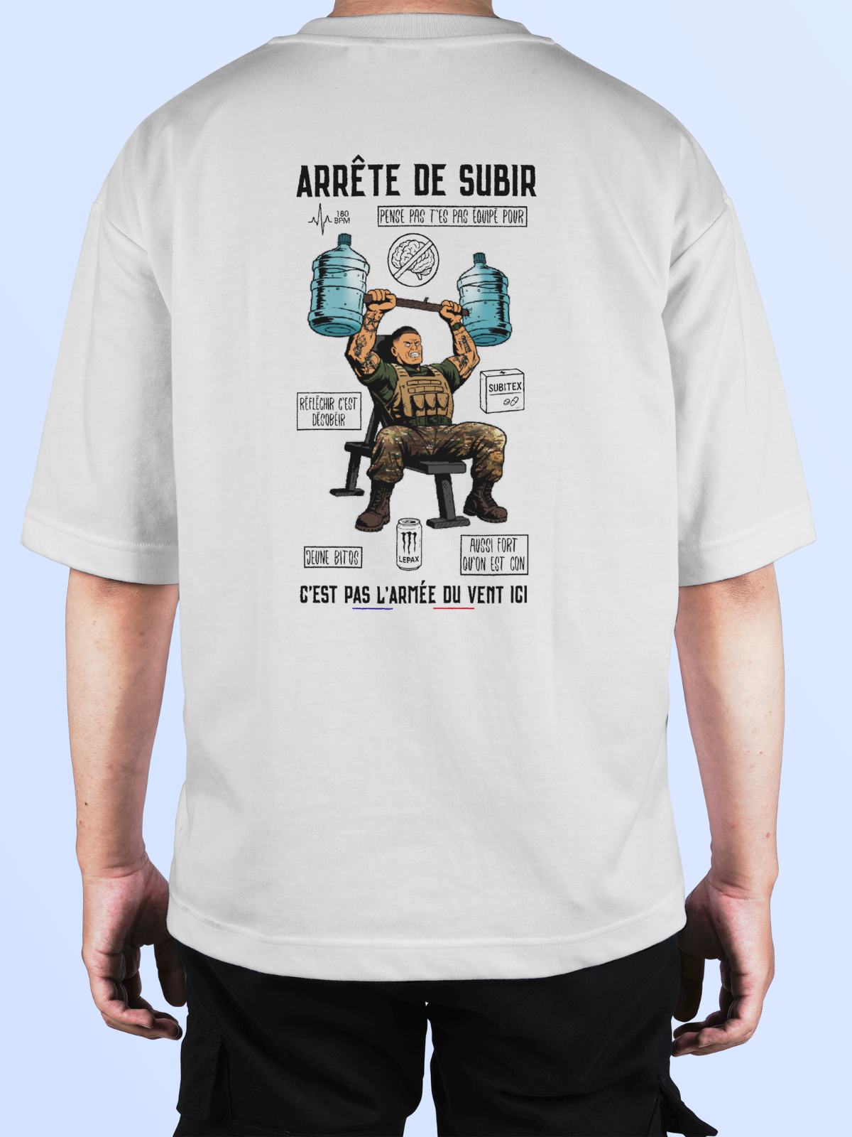 TSHIRT ARRÊTE DE SUBIR - LEPAX