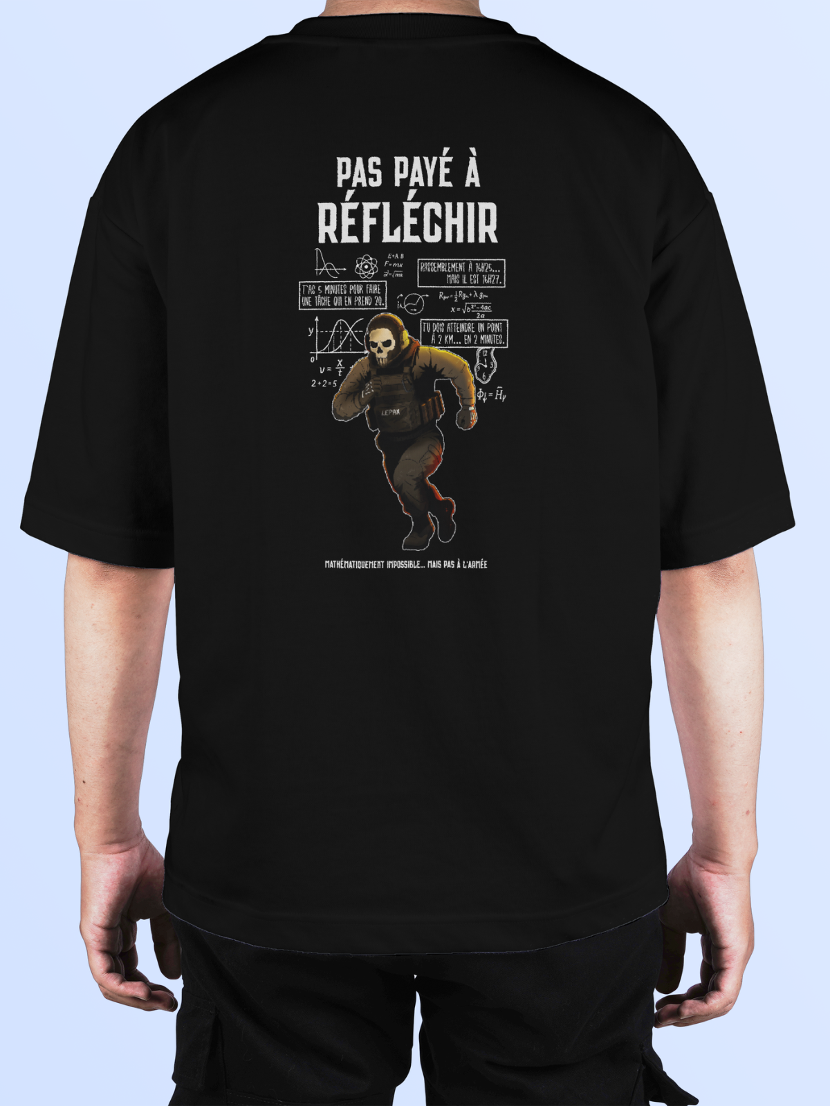 TSHIRT PAS PAYE À REFLECHIR - LEPAX