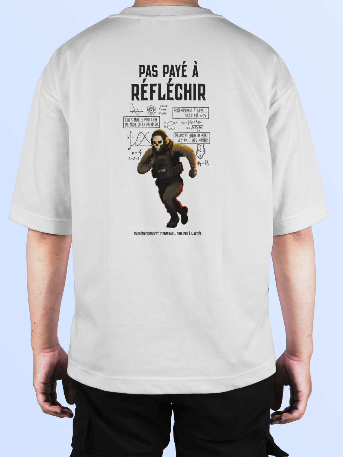 TSHIRT PAS PAYE À REFLECHIR - LEPAX