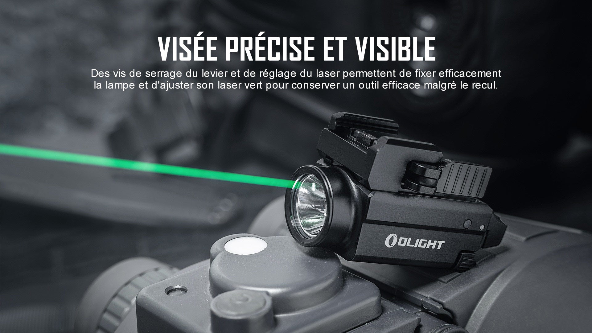 Olight Baldr S | Lampe tactique avec laser vert