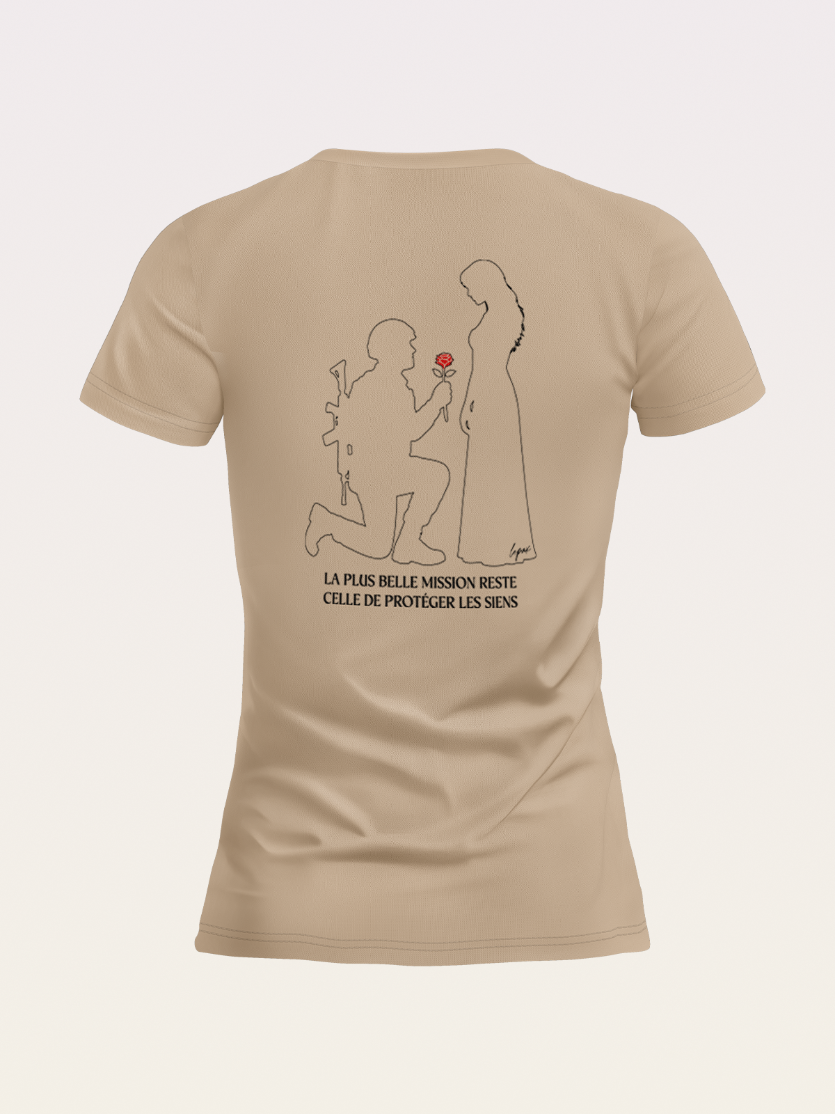 TSHIRT (F) LA PLUS BELLE MISSION - LEPAX