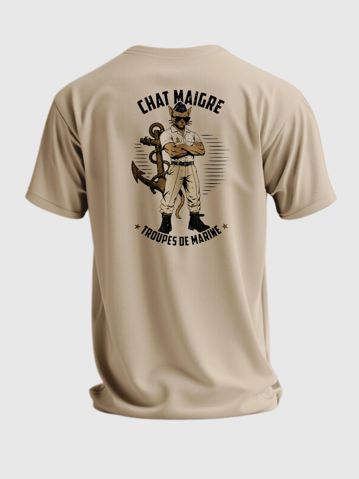 CHAT MAIGRE TROUPE DE MARINES