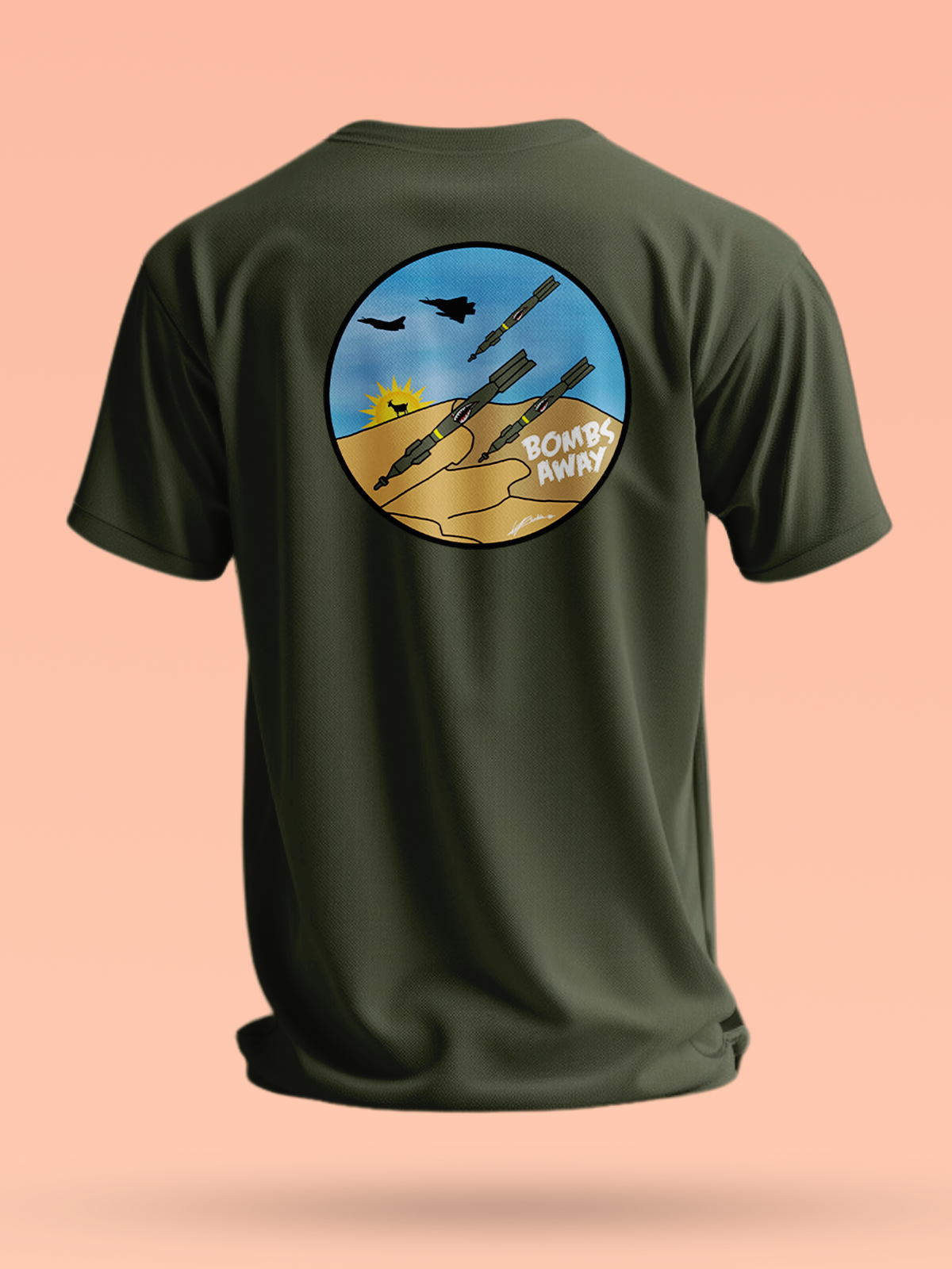 TSHIRT BOMBS AWAY - ASSOCIATION RELIQUES DE GUERRE