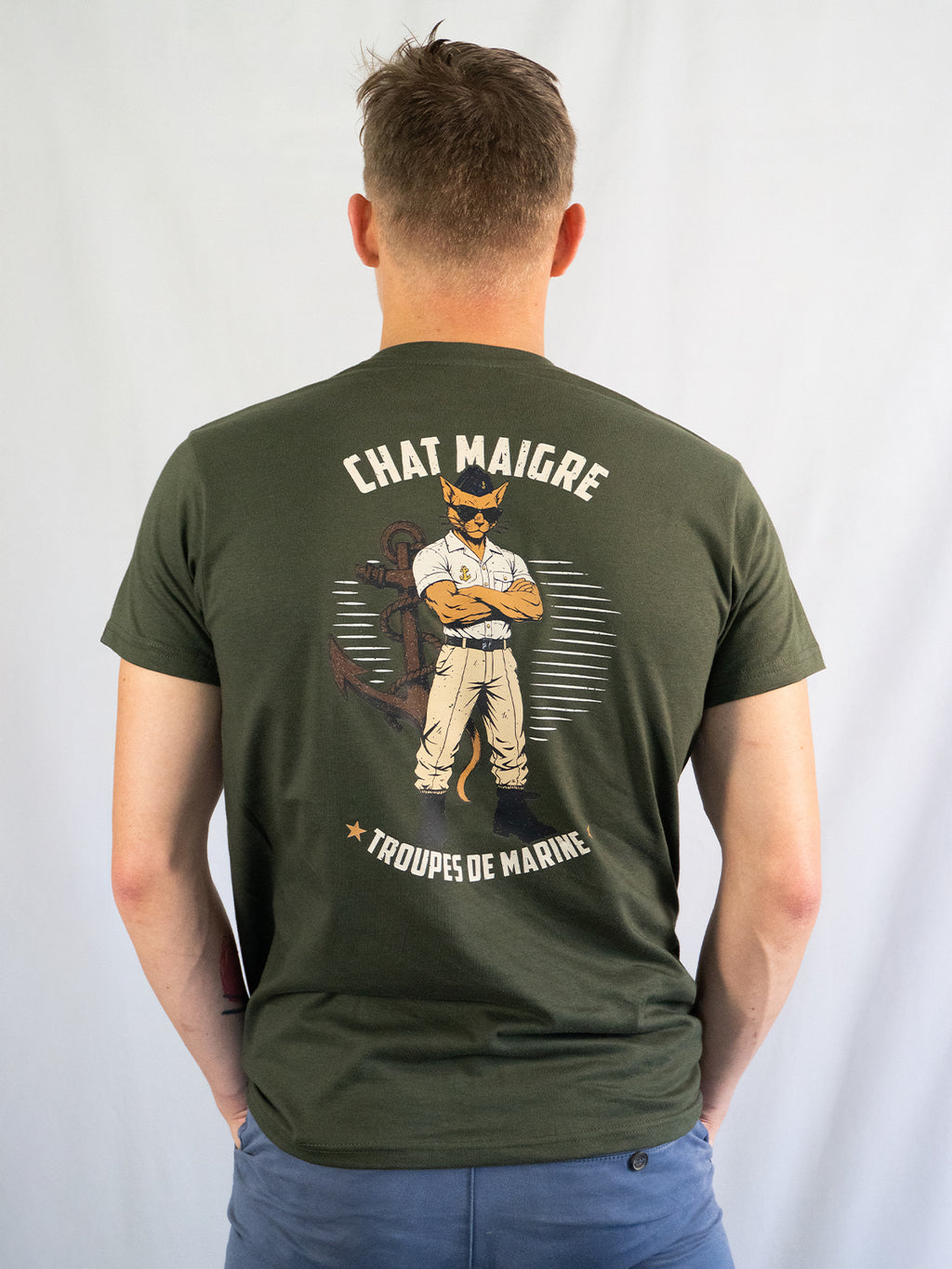 CHAT MAIGRE TROUPE DE MARINES