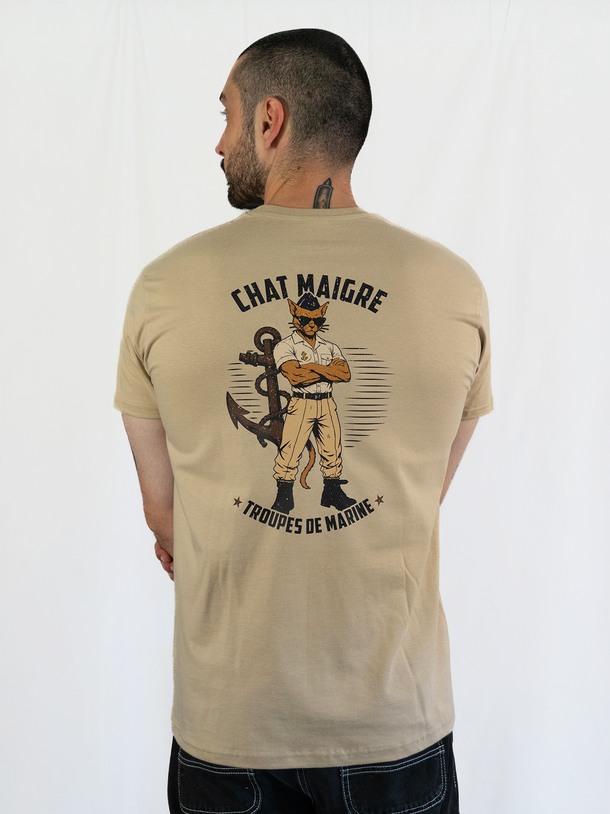 CHAT MAIGRE TROUPE DE MARINES