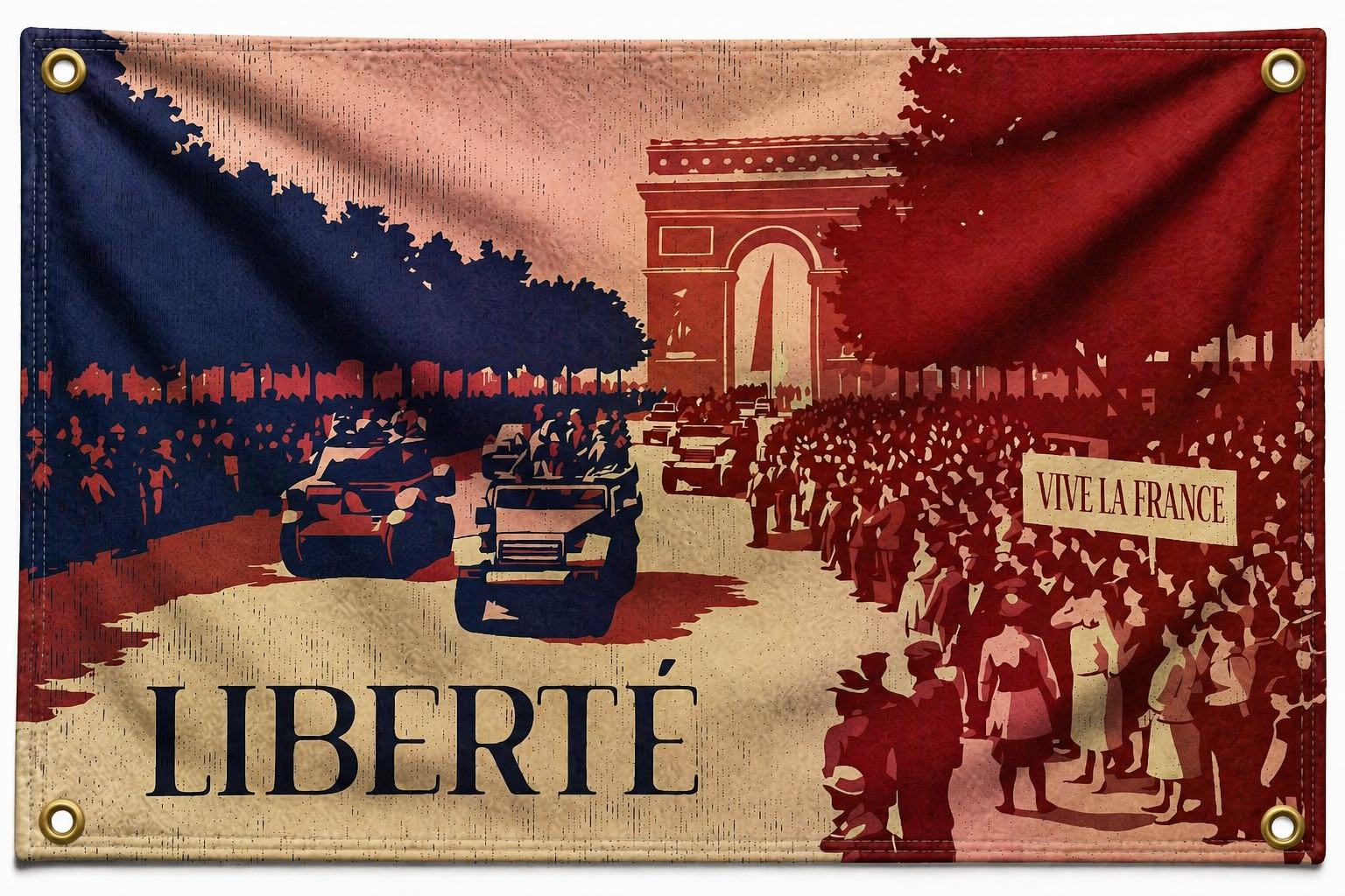 PRÉCOMMANDE - DRAPEAU LIBERTÉ