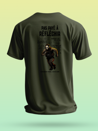 LEPAX - TSHIRT PAS PAYE À REFLECHIR