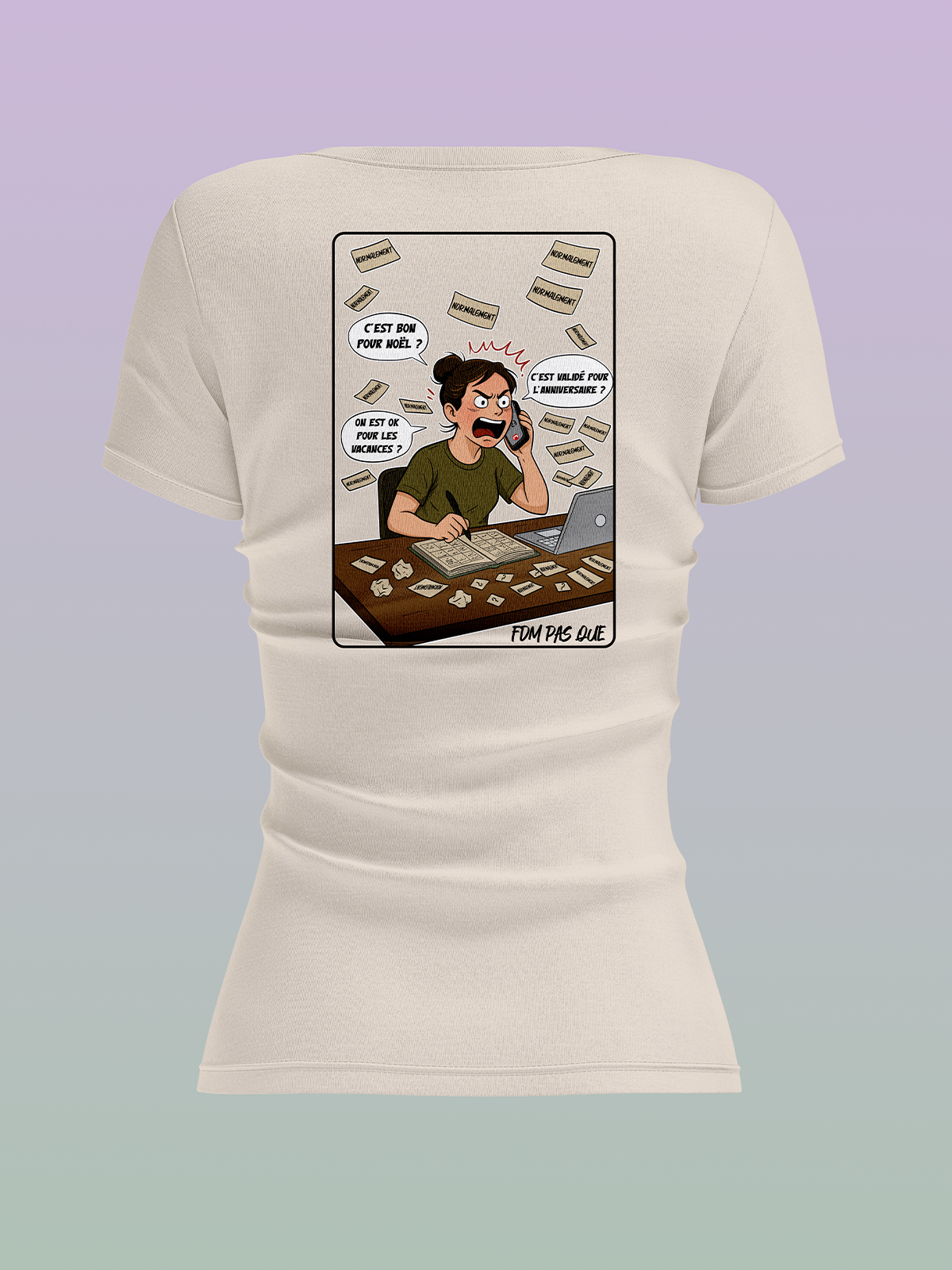 FDM pas que - TSHIRT "NORMALEMENT"