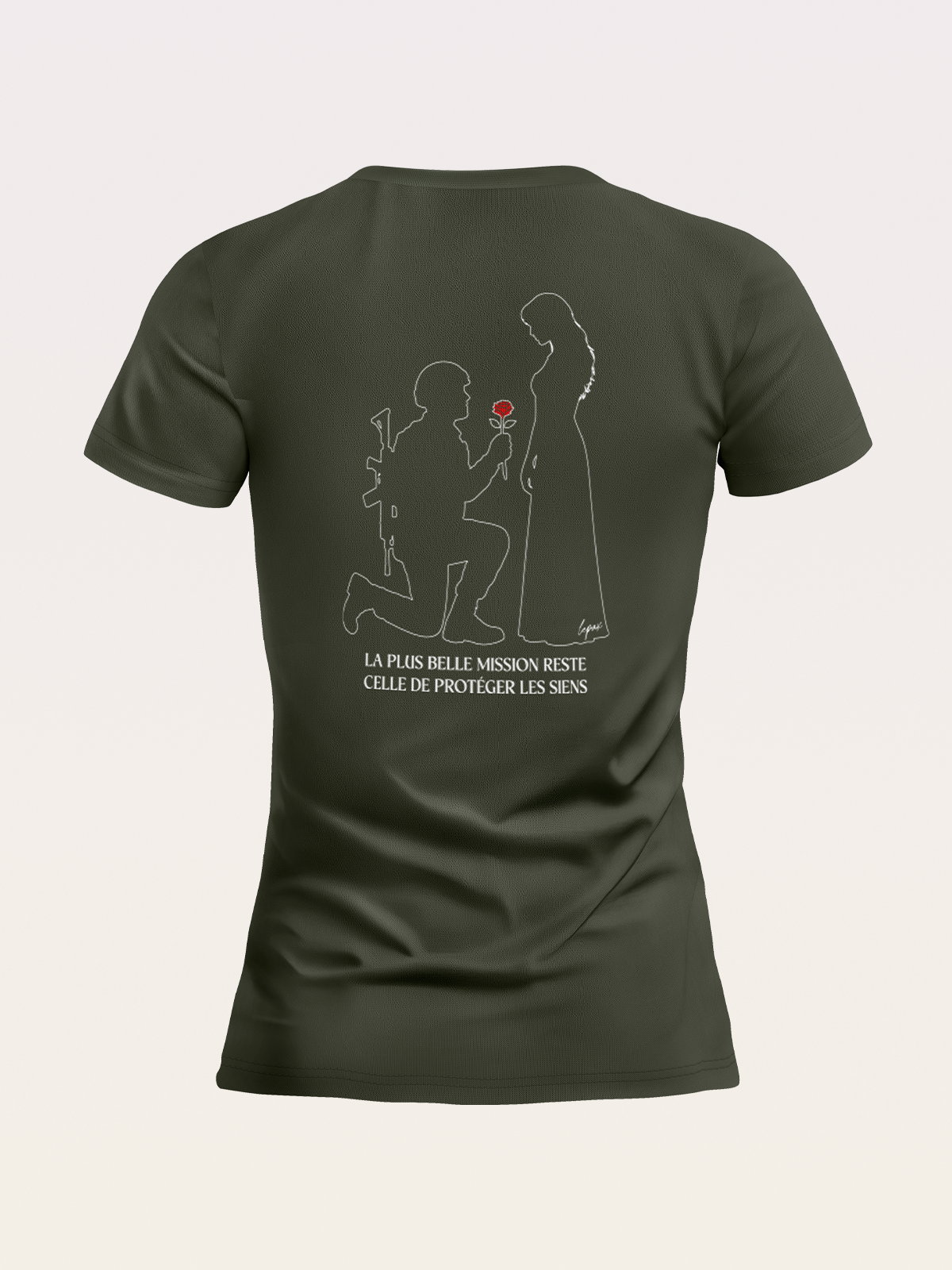 TSHIRT (F) LA PLUS BELLE MISSION - LEPAX