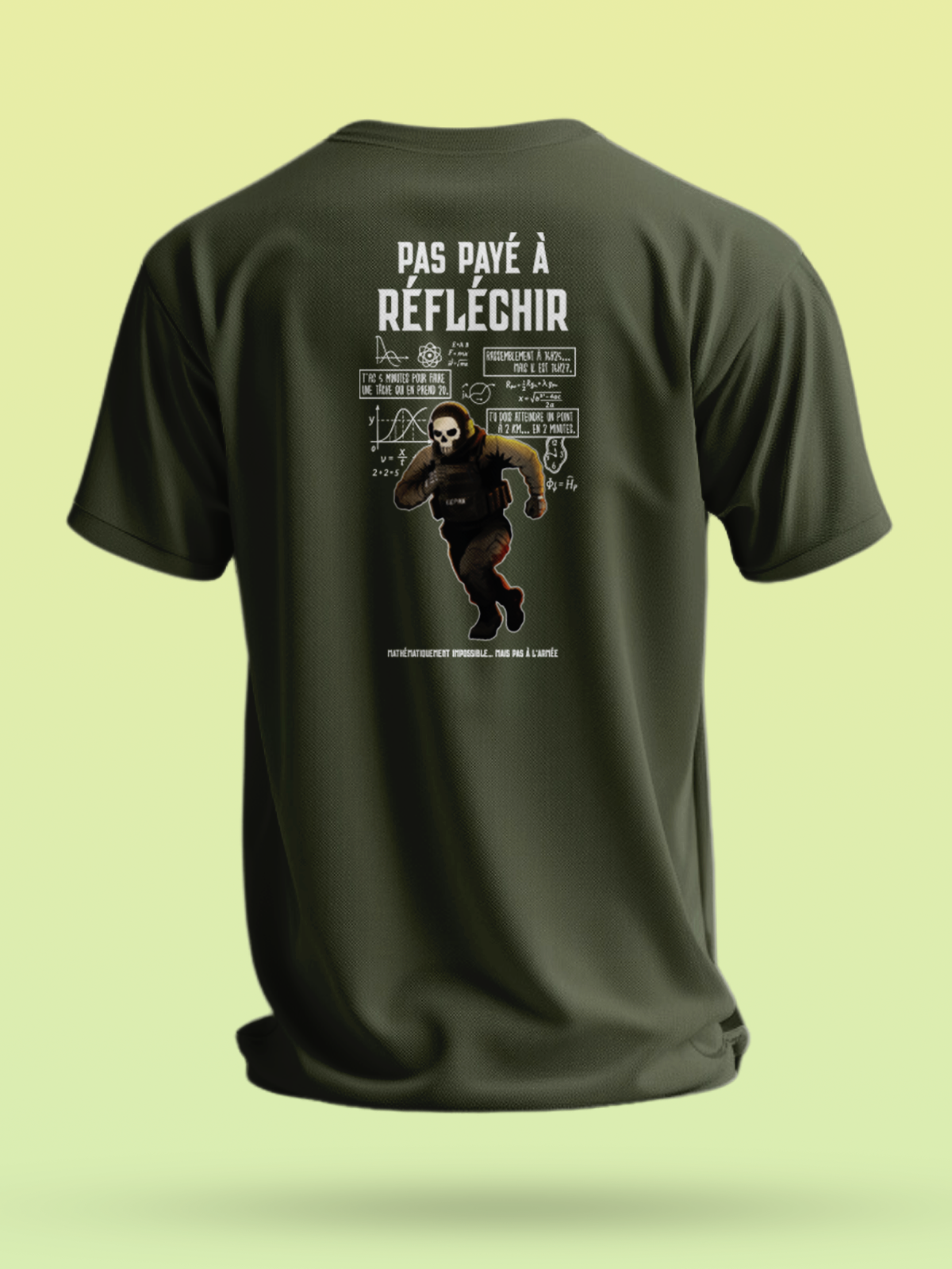 TSHIRT PAS PAYE À REFLECHIR - LEPAX