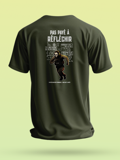 TSHIRT PAS PAYE À REFLECHIR - LEPAX