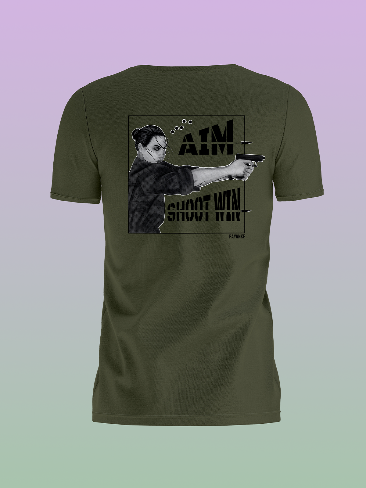 PAYANKE - TSHIRT AIM SHOOT WIN