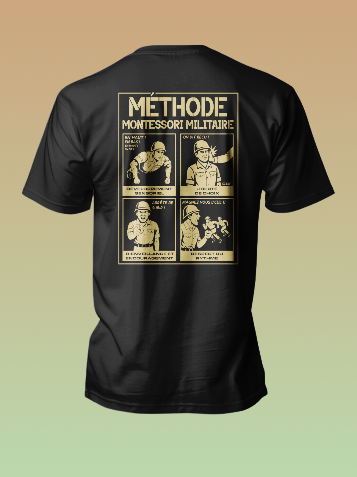 TSHIRT MONTESSORI - GUILE TRAINING