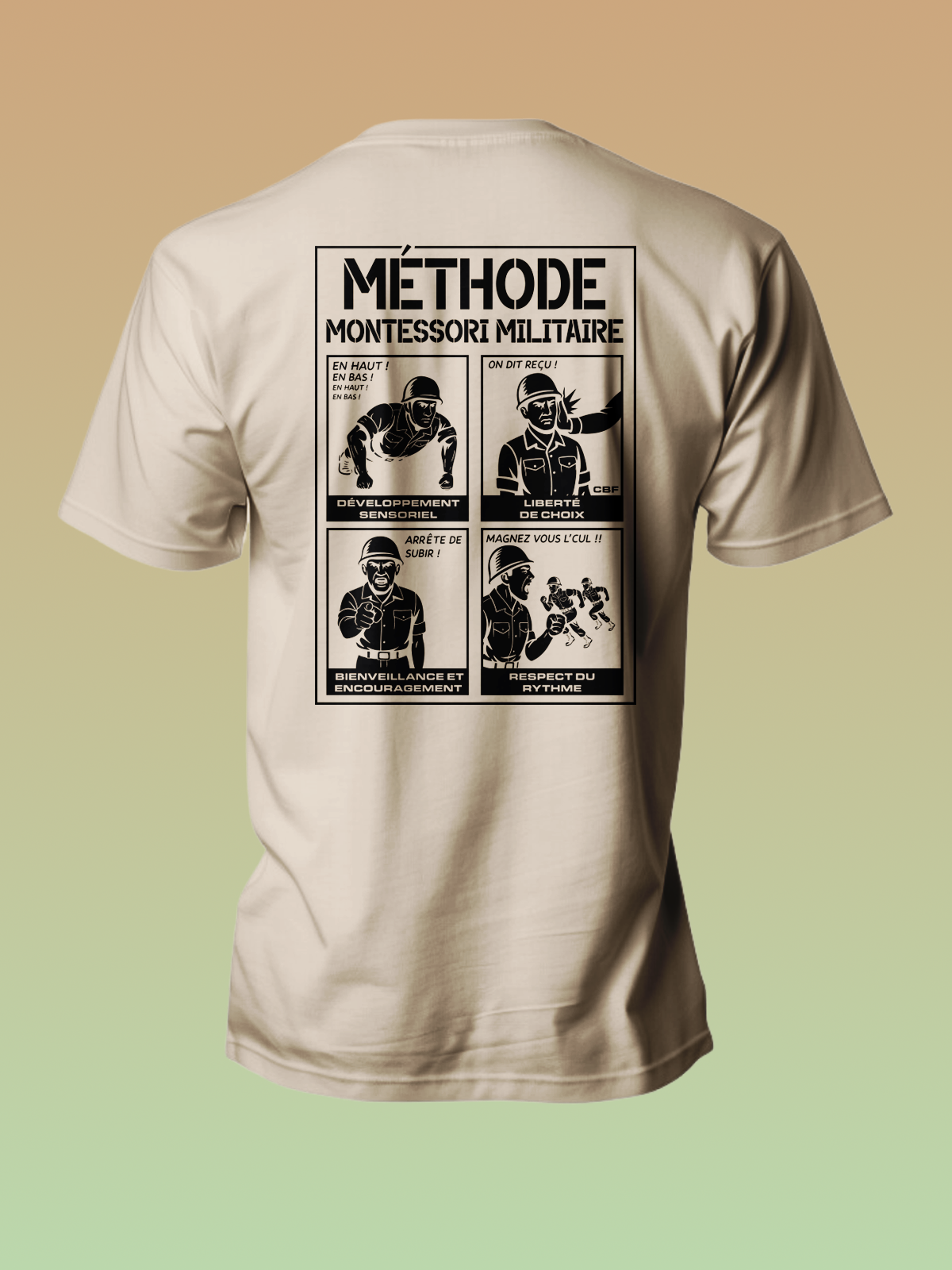 TSHIRT MONTESSORI - GUILE TRAINING