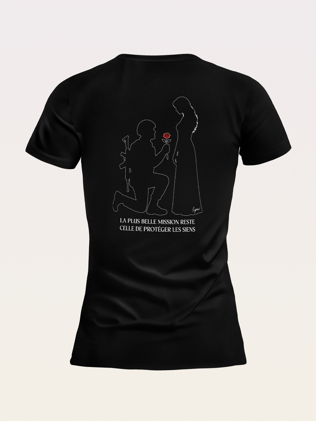 TSHIRT (F) LA PLUS BELLE MISSION - LEPAX