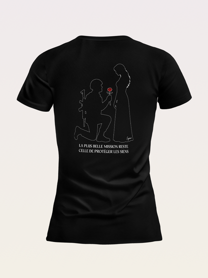 TSHIRT (F) LA PLUS BELLE MISSION - LEPAX