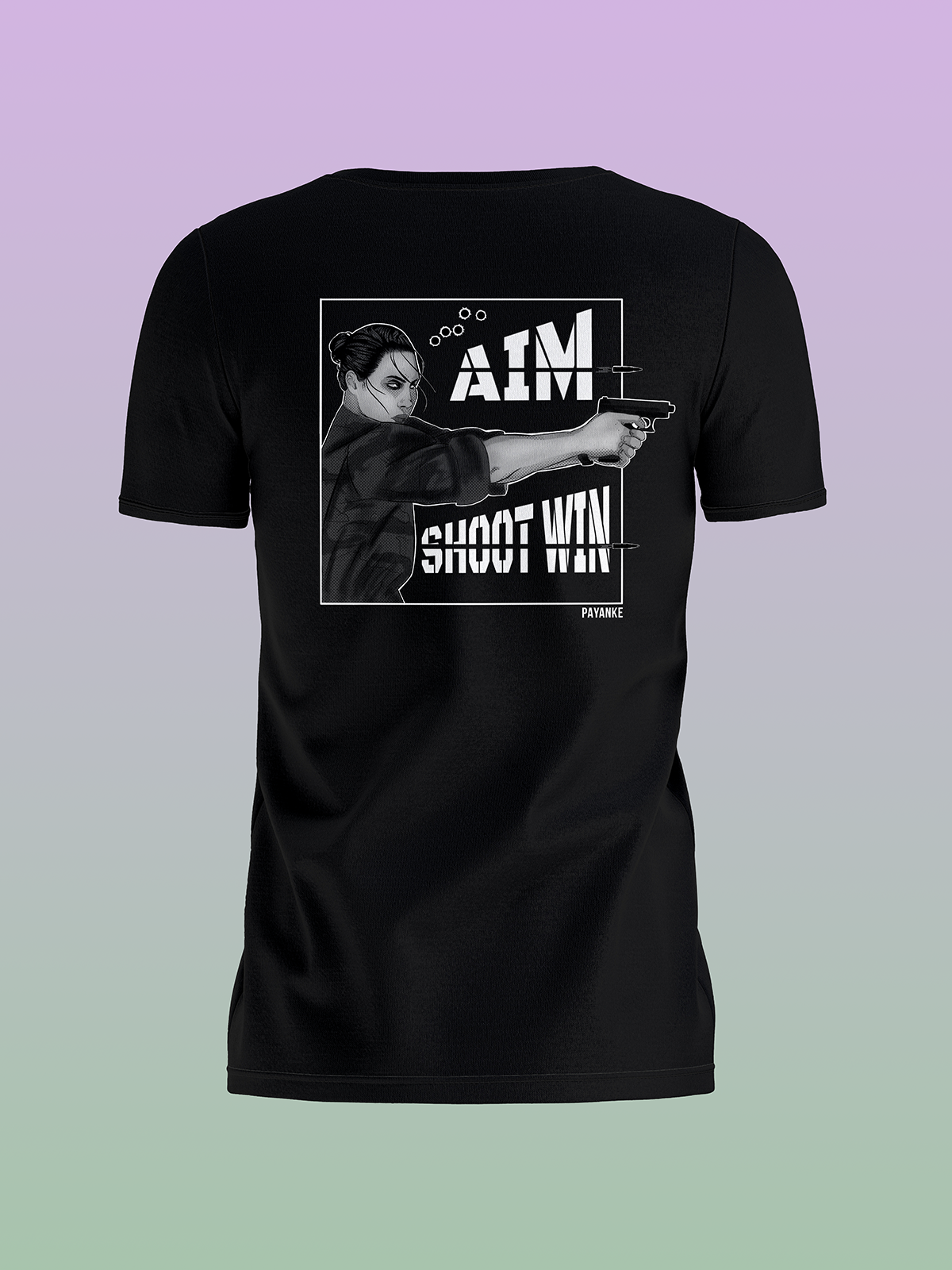 PAYANKE - TSHIRT AIM SHOOT WIN