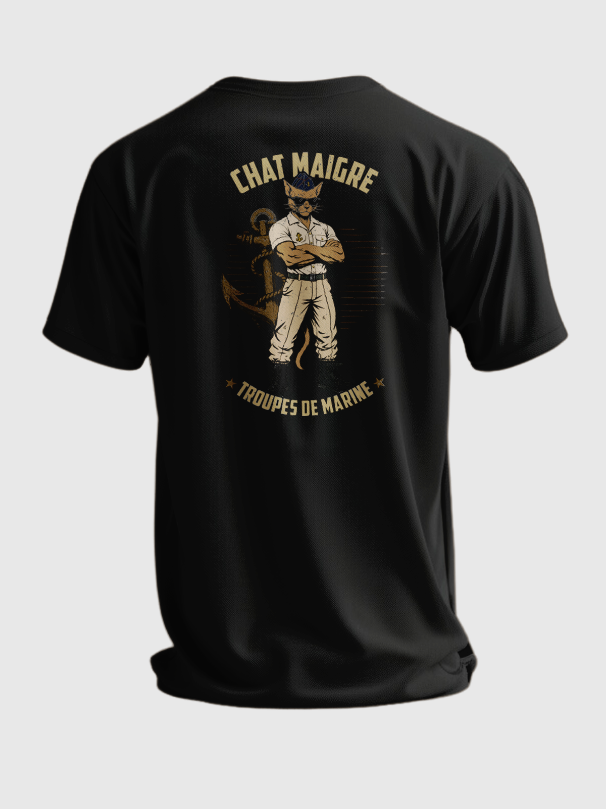 CHAT MAIGRE TROUPE DE MARINES