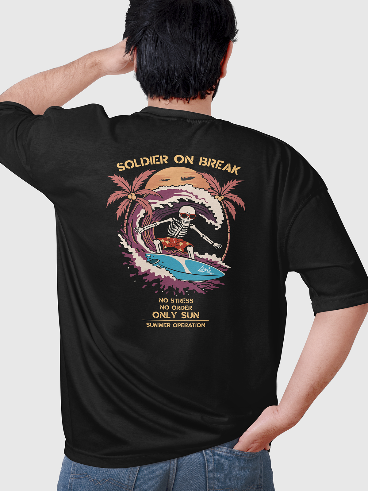 TSHIRT SOLDIER ON BREAK - LEPAX