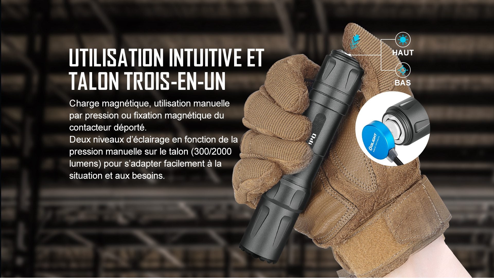 Olight Odin | Lampe tactique puissante