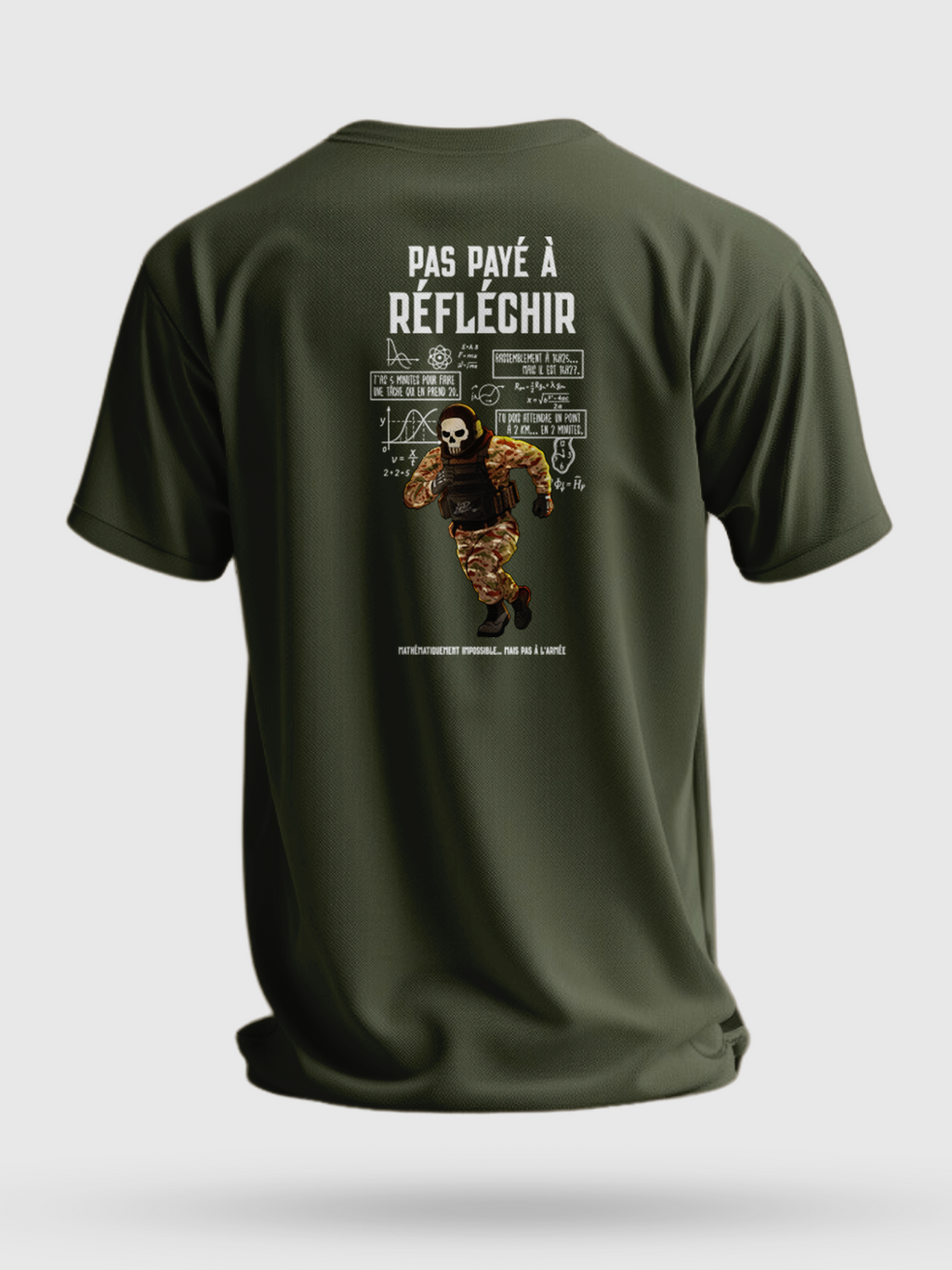 TSHIRT PAS PAYE À REFLECHIR - LEPAX