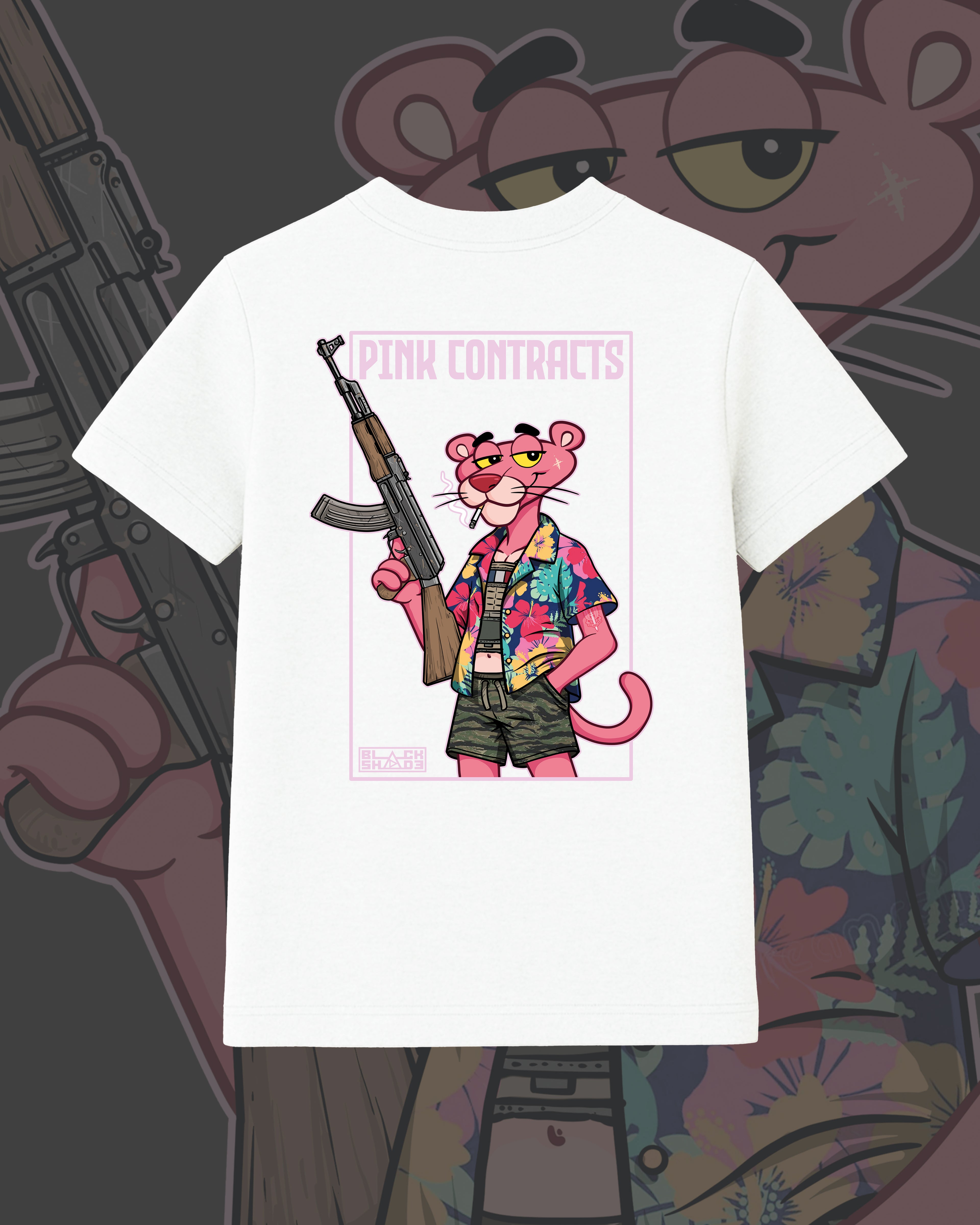TSHIRT - PINK CONTRACTS
