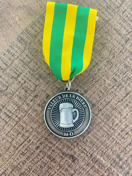 MÉDAILLE LA VALEUR DE LA BIERE
