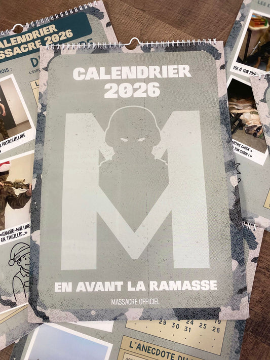 CALENDRIER MASSACRE 2026