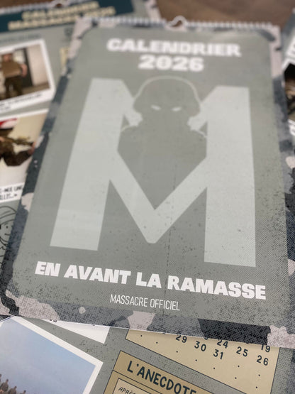 CALENDRIER MASSACRE 2026