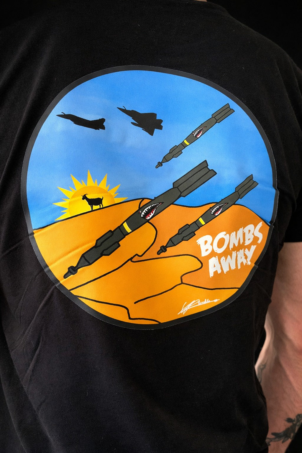 TSHIRT BOMBS AWAY - ASSOCIATION RELIQUES DE GUERRE