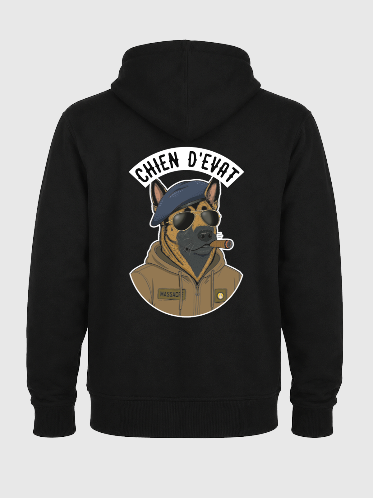 CHIEN D'EVAT - SWEAT ZIPPE