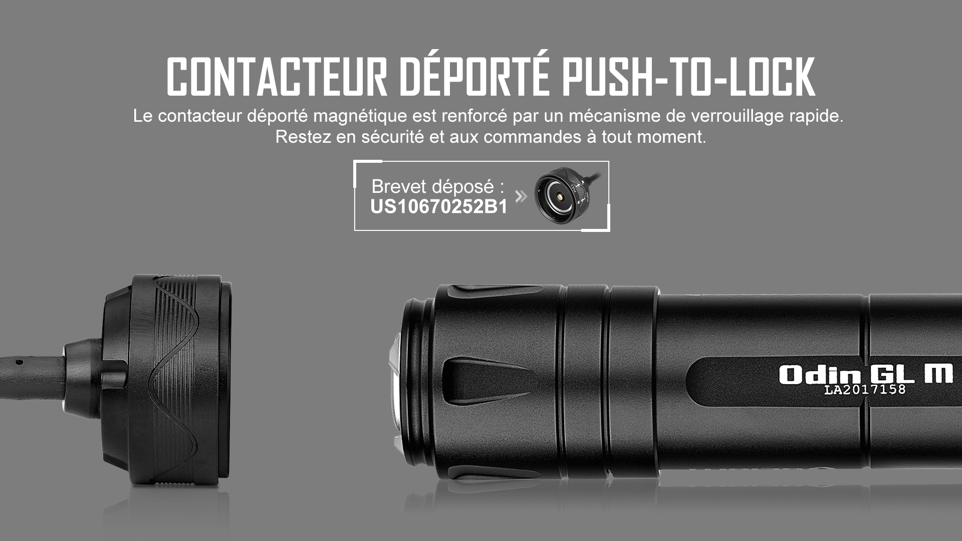 Olight Odin GL | Lampe tactique avec laser vert 1500 Lumens