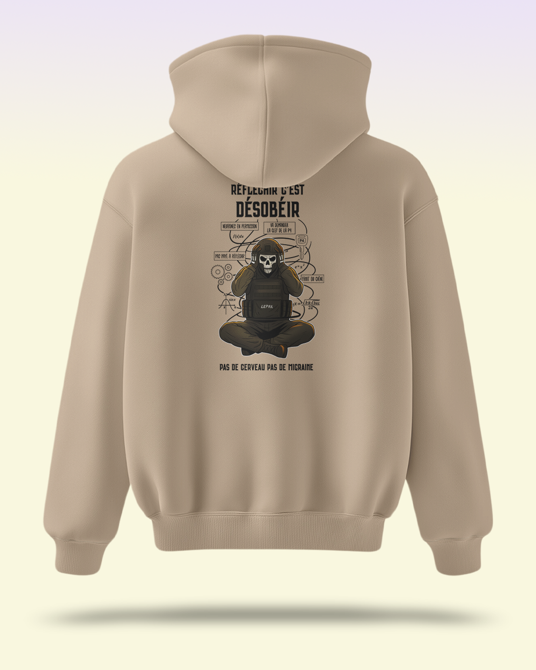 SWEAT RÉFLÉCHIR C'EST DÉSOBÉIR - LEPAX