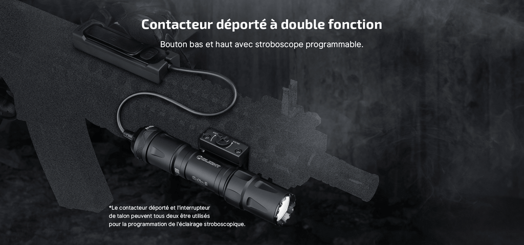 Olight Odin S | Lampe tactique 1500 lumens
