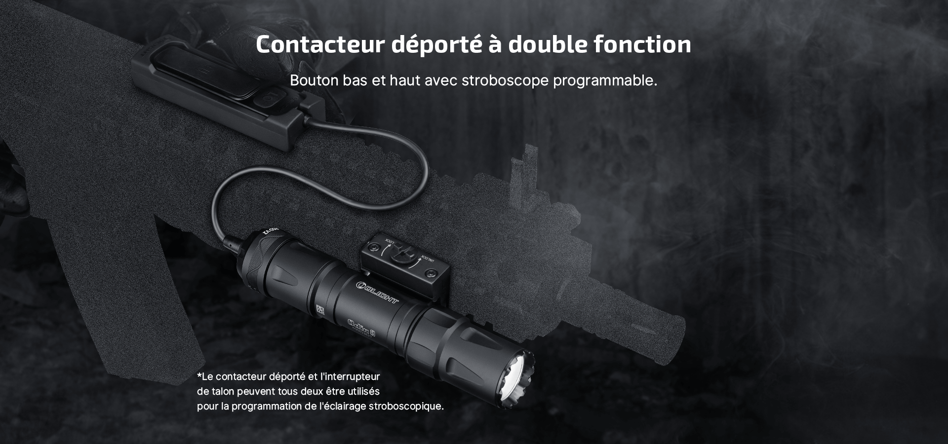 Olight Odin S | Lampe tactique 1500 lumens