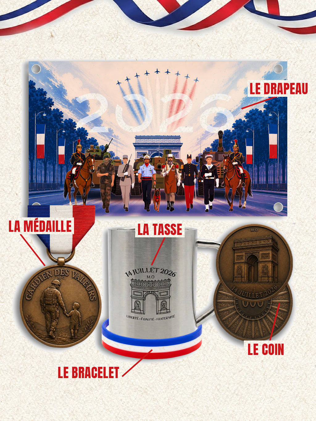 PRECOMMANDE - COFFRET 14 JUILLET