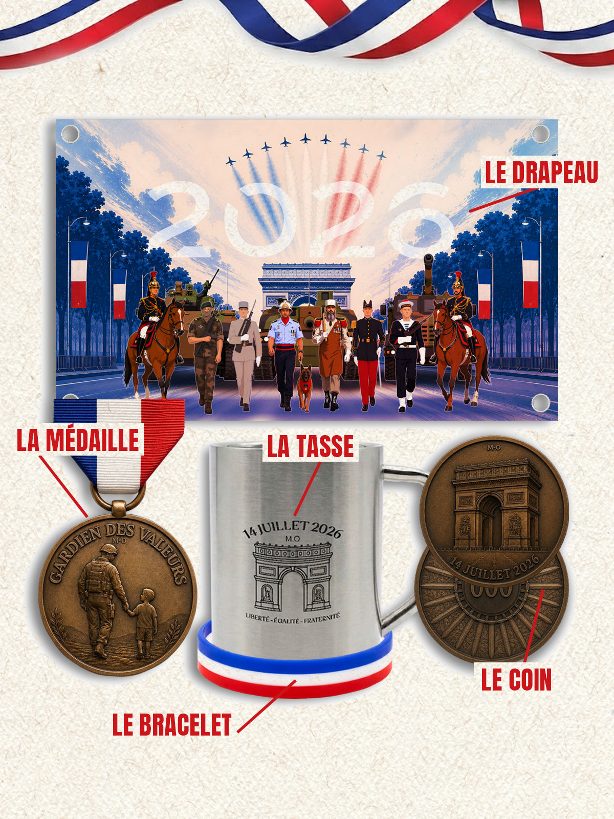 PRECOMMANDE - COFFRET 14 JUILLET