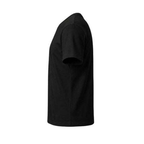 Textile - T-shirt Coton — Black (manche)