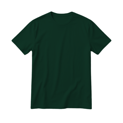 textile-t-shirt-coton — tshirt-bottle-green-face