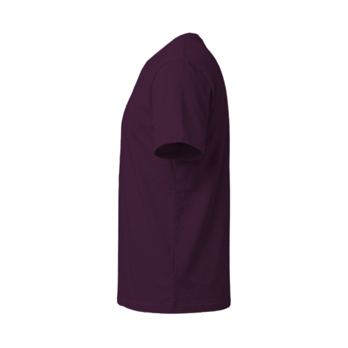 Textile - T-shirt Coton — Burgundy (manche)