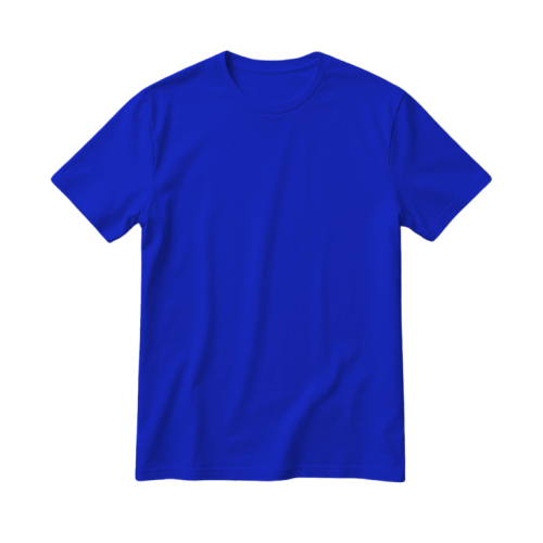 textile-t-shirt-coton — tshirt-cobalt-blue-face