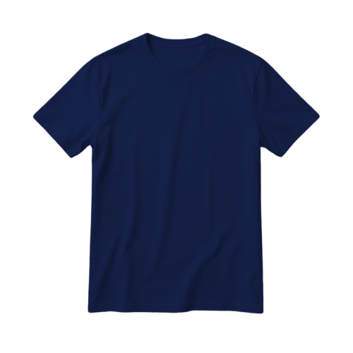 textile-t-shirt-coton — tshirt-navy-blue-face