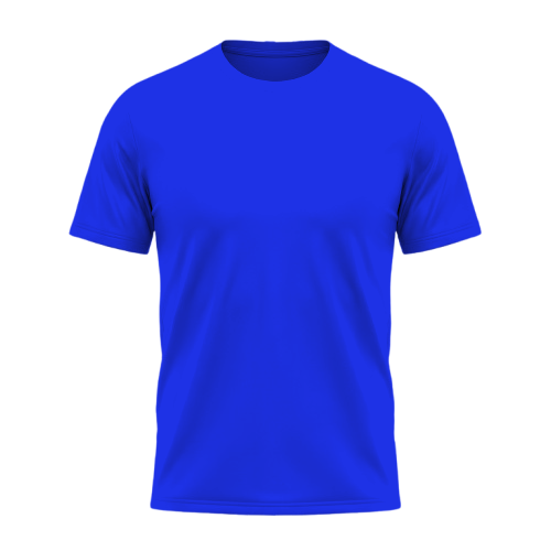 textile-t-shirt-polyester — tshirt-polyester-cobalt-blue-face